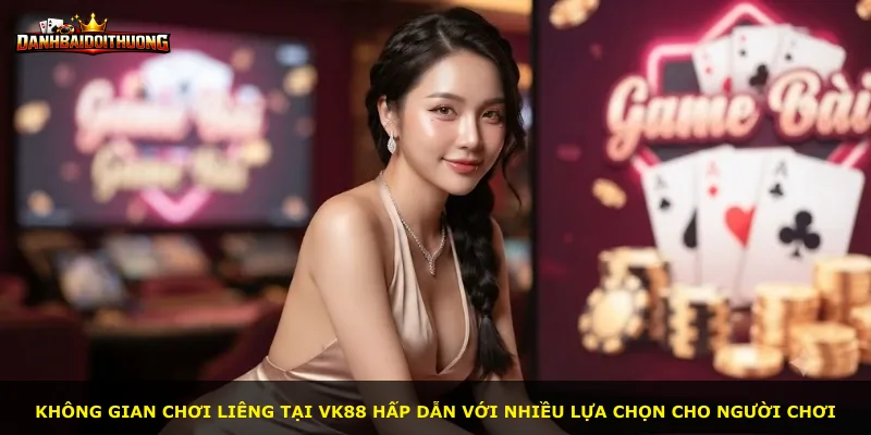 Không gian chơi Liêng tại Vk88 hấp dẫn với nhiều lựa chọn cho người chơi