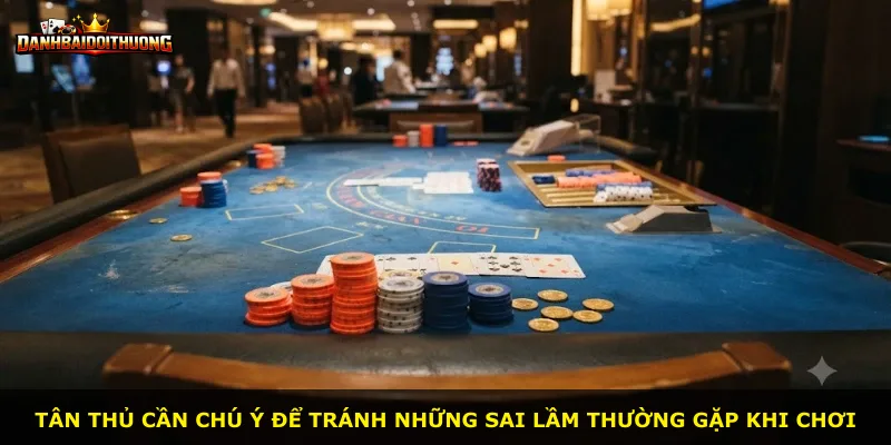 Tân thủ cần chú ý để tránh những sai lầm thường gặp khi chơi