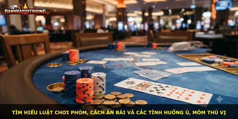 Tìm hiểu luật chơi Phỏm, cách ăn bài và các tình huống ù, móm thú vị